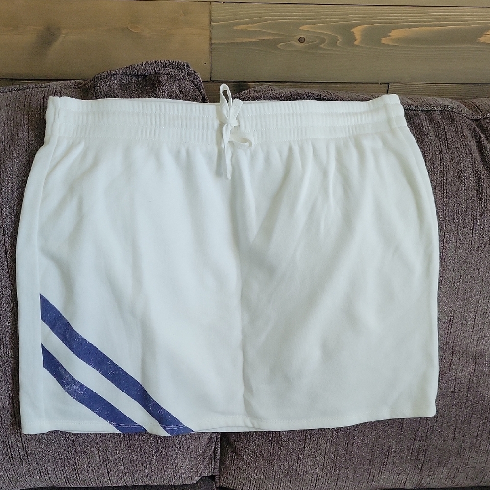 White and Blue Women's Skirt